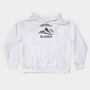 Denali Alaska Mountains Souvenir Kids Hoodie